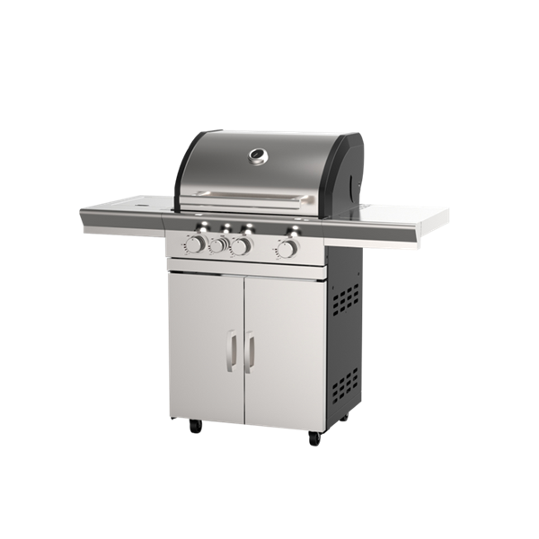 Super Chef Gas BBQ Grill 3 Burner Side Burner 600*460mm Grill Area
